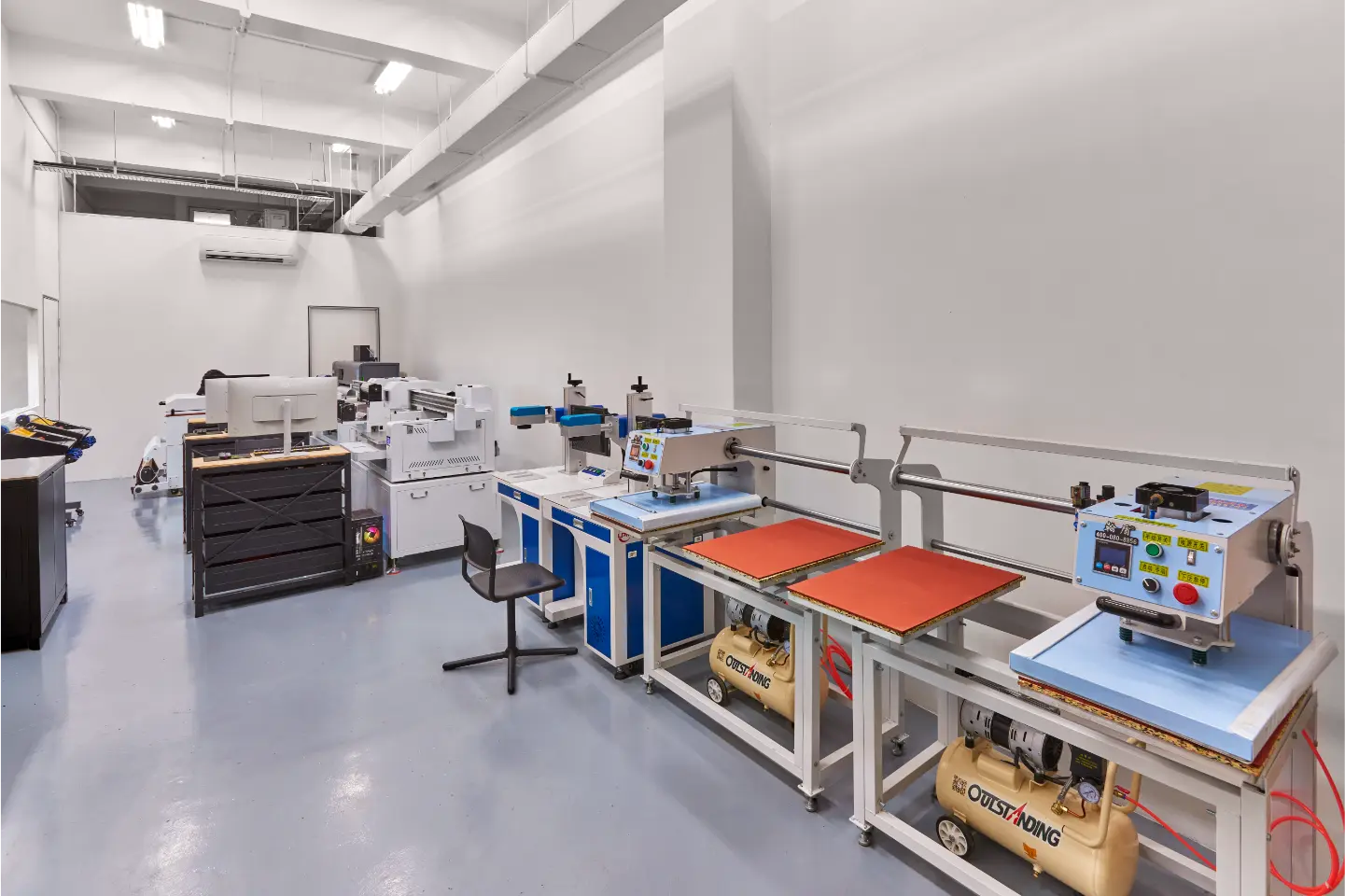 Mononos in-house printing and production equipment