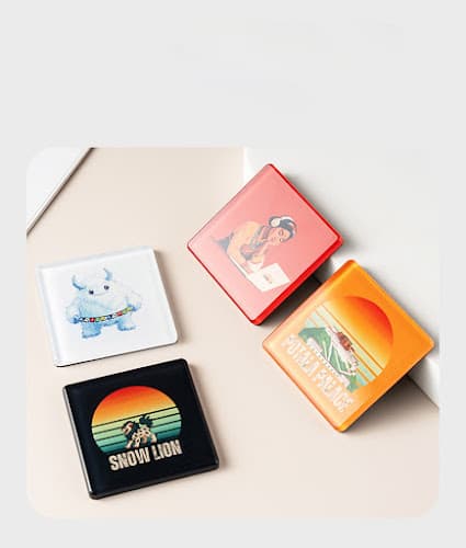Set of 4 Flexible Fridge Magnets