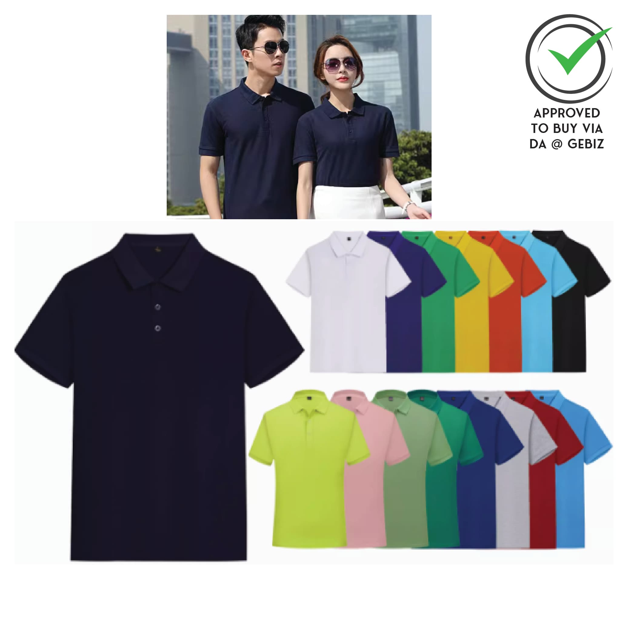 A01-13A Drifit Interlock Polo 160gm