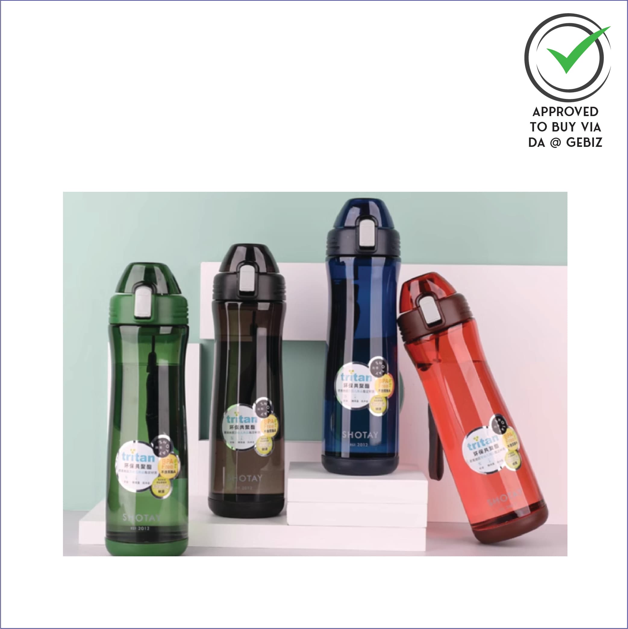 A03-01 Plastic BPA Free Water Bottle 500ml – 650ml