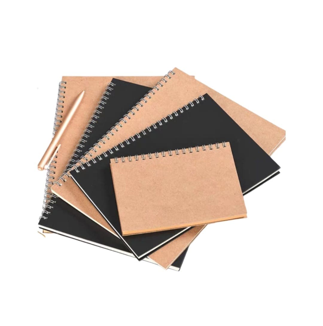 A06-29 Kraft Paper Loose Leaf Notebook