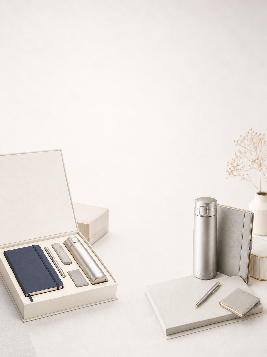 Premium corporate gift presentation set for the Mononos SMU catalogue